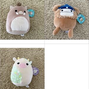 3 Squishmallows 5in